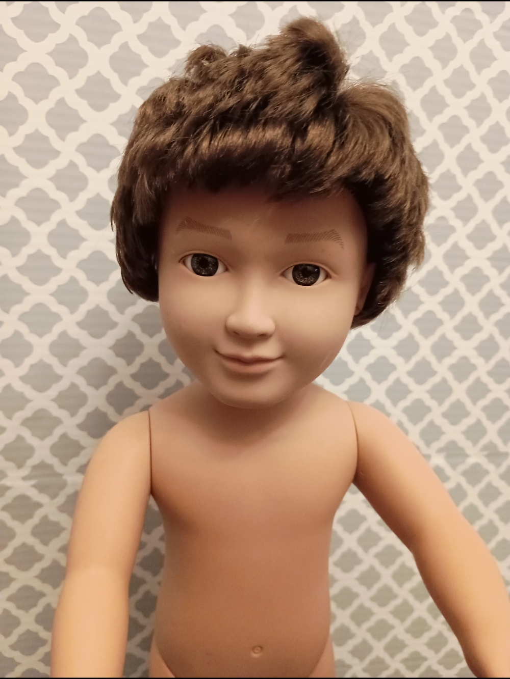 Cititoy Brown-Haired Boys Fashion Doll 18 Inches